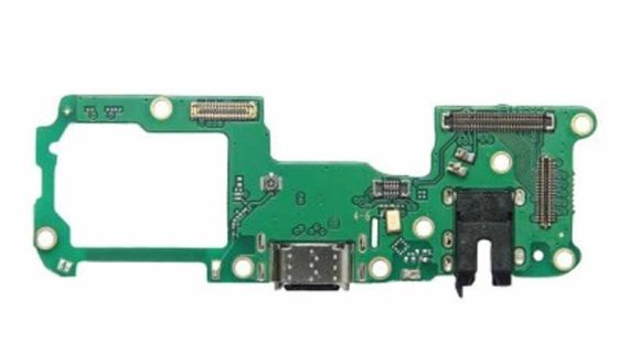 For Oppo F19 Pro Plus USB Dock Charging Port Audio Jack Mic PCB Board Flex Cable